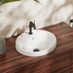 hansgrohe Xuniva S Einbauwaschtisch rund Ø 45 cm, mit 1 Hahnloch und Überlauf hansgrohe Xuniva S Einbauwaschtisch rund Ø 45 cm, mit 1 Hahnloch und Überlauf