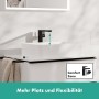 hansgrohe Tecturis E Einhebel-Waschtischarmatur 240 Fine CoolStart für Aufsatzwaschtische mit Push-Open Ablaufgarnitur