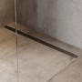 hansgrohe RainDrain Match Plus Fertigset Duschrinne 120 cm mit höhenverstellbarem Rahmen