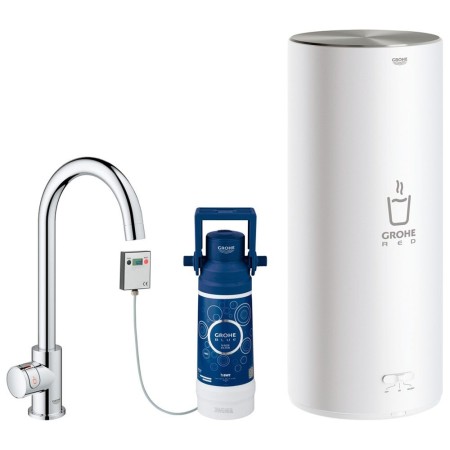 GROHE Red Mono Standventil und Boiler Größe L, Standventil mit C-Auslauf