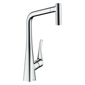 hansgrohe Metris M71 Einhebel-Küchenarmatur 320 Eco, Ausziehbrause, 2jet hansgrohe Metris M71 Einhebel-Küchenarmatur 320 Eco, Ausziehbrause, 2jet