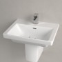 Villeroy & Boch Subway 3.0 Waschtisch 55 cm, mit 1 Hahnloch, mit Überlauf