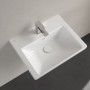 Villeroy & Boch Subway 3.0 Waschtisch 55 cm, mit 1 Hahnloch, mit Überlauf