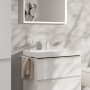 hansgrohe Tecturis E Einhebel-Waschtischarmatur 110 wassersparend+ mit Zugstangen-Ablaufgarnitur