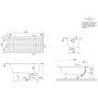 Villeroy & Boch Architectura Solo Badewanne 150 x 70 cm