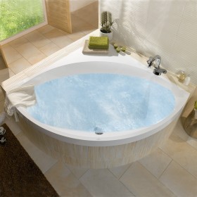 Villeroy & Boch Squaro Eck-Badewanne 145 x 145 cm, Hydropool Comfort, Technik Position 1