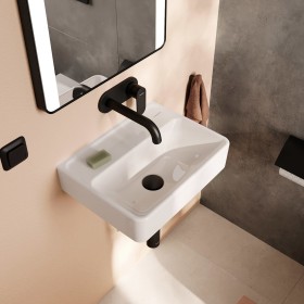 hansgrohe Xanuia Q Handwaschbecken 450/340 ohne Hahnloch und Überlauf, SmartClean hansgrohe Xanuia Q Handwaschbecken 450/340 ohne Hahnloch und Überlauf, SmartClean