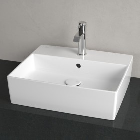 Villeroy & Boch Memento 2.0 Aufsatzwaschtisch 50 cm mit Hahnloch, mit Überlauf