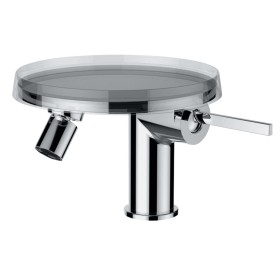LAUFEN Kartell Einhebel-Bidetmischer mit Deko-Disc und Ablaufventil LAUFEN Kartell Einhebel-Bidetmischer mit Deko-Disc und Ablaufventil