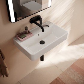 hansgrohe Xanuia Q Waschtisch Compact 600/370 ohne Hahnloch mit Überlauf, SmartClean hansgrohe Xanuia Q Waschtisch Compact 600/370 ohne Hahnloch mit Überlauf, SmartClean