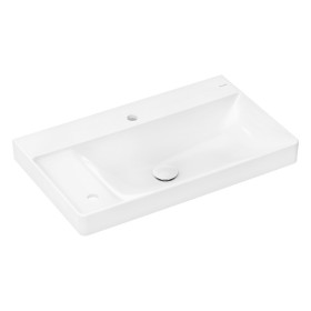 hansgrohe Xelu Q Waschbecken mit Ablage links 80 x 48 cm ungeschliffen, mit 2x 1 Hahnloch hansgrohe Xelu Q Waschbecken mit Ablage links 80 x 48 cm ungeschliffen, mit 2x 1 Hahnloch