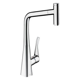 hansgrohe Metris Select M71 Einhebel-Küchenarmatur 320 Eco, Ausziehauslauf, 1jet, sBox hansgrohe Metris Select M71 Einhebel-Küchenarmatur 320 Eco, Ausziehauslauf, 1jet, sBox