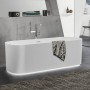 Villeroy & Boch Finion freistehende Badewanne 170 x 70 cm mit Emotion-Funktion, Wasserzulauf