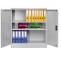 Wolfstahl Büro Stahlschrank - Aktenschrank Lichtgrau abschliessbar 92x42x100cm, zerlegt