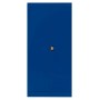 Wolfstahl Büro Stahlschrank - Aktenschrank Enzianblau abschliessbar 92x42x195cm, aufgebaut