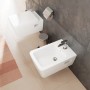hansgrohe EluPura Original Q Wand Bidet 540 mit Hahnloch und Überlauf, SmartClean