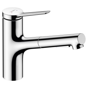 hansgrohe Zesis M33 Einhebel-Küchenarmatur 150, Ausziehbrause, 2 Strahlarten, Schlauchbox (sBox) lite hansgrohe Zesis M33 Einhebel-Küchenarmatur 150, Ausziehbrause, 2 Strahlarten, Schlauchbox (sBox) lite