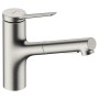 hansgrohe Zesis M33 Einhebel-Küchenarmatur 150, Ausziehbrause, 2 Strahlarten, Schlauchbox (sBox) lite
