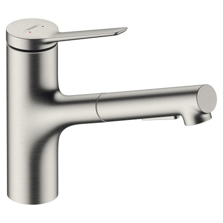 hansgrohe Zesis M33 Einhebel-Küchenarmatur 150, Ausziehbrause, 2 Strahlarten, Schlauchbox (sBox) lite
