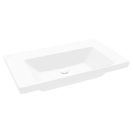 Villeroy & Boch Subway 3.0 Schrankwaschtisch 80 cm, ohne Hahnloch, ohne Überlauf