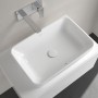 Villeroy & Boch Architectura Aufsatzwaschbecken, 60 x 40,5 x 15,5 cm, mit Überlauf, ungeschliffen