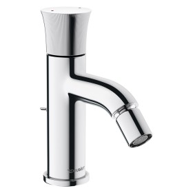 Duravit White Tulip Einhebel-Bidetmischer mit Ablaufgarnitur Duravit White Tulip Einhebel-Bidetmischer mit Ablaufgarnitur