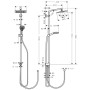 hansgrohe Crometta E 240 1jet Showerpipe Reno EcoSmart