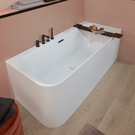 Villeroy & Boch Loop & Friends SQUARE Duo Vorwand-Badewanne, 180 x 80 cm für Eckeinbau rechts