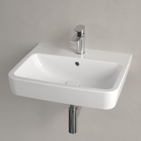 Villeroy & Boch O.novo Aufsatzwaschtisch 55 x 46 cm mit Überlauf, 1 Hahnloch