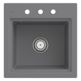 Villeroy & Boch Subway Style 50 S Einbauspüle, Ablaufgarnitur mit Excenterbetätigung