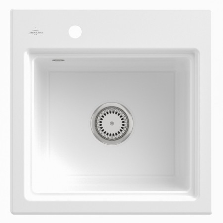 Villeroy & Boch Subway Style 50 S Einbauspüle, Ablaufgarnitur mit Excenterbetätigung