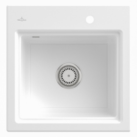 Villeroy & Boch Subway Style 50 S Einbauspüle, Ablaufgarnitur mit Excenterbetätigung