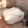 hansgrohe EluPura Original S Wand WC Set 540 AquaChannel Flush mit WC-Sitz mit SoftClose und QuickRelease