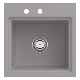 Villeroy & Boch Subway Style 50 S FLAT flächenbündige Spüle, Ablaufgarnitur mit Handbetätigung, inkl. Abtropfgitter Villeroy & Boch Subway Style 50 S FLAT flächenbündige Spüle, Ablaufgarnitur mit Handbetätigung, inkl. Abtropfgitter