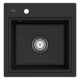 Villeroy & Boch Subway Style 50 S FLAT flächenbündige Spüle, Ablaufgarnitur mit Handbetätigung, inkl. Abtropfgitter Villeroy & Boch Subway Style 50 S FLAT flächenbündige Spüle, Ablaufgarnitur mit Handbetätigung, inkl. Abtropfgitter