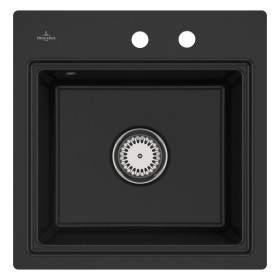 Villeroy & Boch Subway Style 50 S FLAT flächenbündige Spüle, Ablaufgarnitur mit Handbetätigung, inkl. Abtropfgitter Villeroy & Boch Subway Style 50 S FLAT flächenbündige Spüle, Ablaufgarnitur mit Handbetätigung, inkl. Abtropfgitter