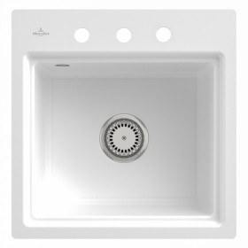 Villeroy & Boch Subway Style 50 S FLAT flächenbündige Spüle, Ablaufgarnitur mit Handbetätigung, inkl. Abtropfgitter Villeroy & Boch Subway Style 50 S FLAT flächenbündige Spüle, Ablaufgarnitur mit Handbetätigung, inkl. Abtropfgitter