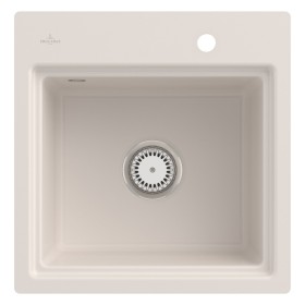 Villeroy & Boch Subway Style 50 S FLAT flächenbündige Spüle, Ablaufgarnitur mit Handbetätigung, inkl. Abtropfgitter Villeroy & Boch Subway Style 50 S FLAT flächenbündige Spüle, Ablaufgarnitur mit Handbetätigung, inkl. Abtropfgitter