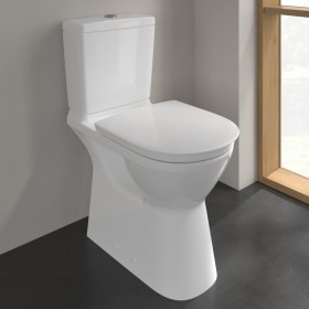 Villeroy & Boch Vicare Tiefspül-WC für Kombination, spülrandlos, bodenstehend