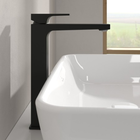 Villeroy & Boch Taro Einhebel-Waschtischarmatur erhöht mit Ablaufgarnitur