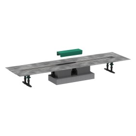 hansgrohe uBox universal Komplettset 100 cm, Standardinstallation für Duschrinnen Fertigsets