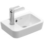 Villeroy & Boch O.novo Handwaschbecken compact 36 x 25 cm mit Überlauf, Becken rechts