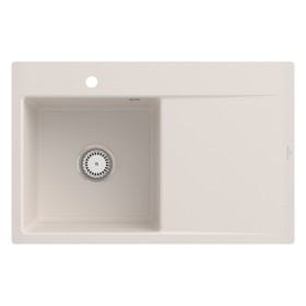 Villeroy & Boch Subway Style 45 FLAT flächenbündige Spüle, Ablaufgarnitur mit Excenterbetätigung, Becken links Villeroy & Boch Subway Style 45 FLAT flächenbündige Spüle, Ablaufgarnitur mit Excenterbetätigung, Becken links