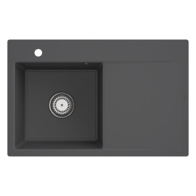 Villeroy & Boch Subway Style 45 FLAT flächenbündige Spüle, Ablaufgarnitur mit Excenterbetätigung, Becken links Villeroy & Boch Subway Style 45 FLAT flächenbündige Spüle, Ablaufgarnitur mit Excenterbetätigung, Becken links