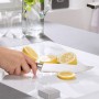 Villeroy & Boch Subway Style 50 FLAT flächenbündige Spüle, Ablaufgarnitur mit Excenterbetätigung, Becken links