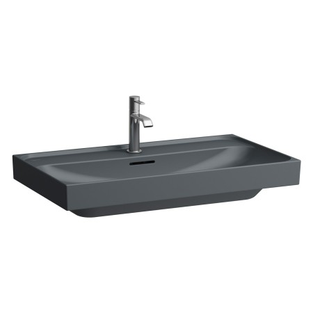 LAUFEN MEDA Aufsatzwaschtisch 80 x 46 cm, mit 3 Hahnlöcher und Überlauf