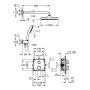 GROHE Precision Duschsystem, Unterputz, mit Vitalio Comfort 250, eckig