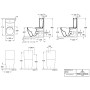 Villeroy & Boch Venticello Tiefspülklosett für Kombination, DirectFlush, spülrandlos 37,5 x 56 cm, bodenstehend