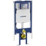 Geberit Duofix Element für Wand-WC, 112 cm, mit Sigma UP-Spülkästen 12 cm, Ecklösung, für Betätigung von vorne