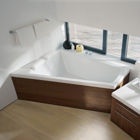 Duravit Paiova Eck-Badewanne 180 x 140 cm Ecke links